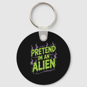 Alien-Kostüm Schlüsselanhänger