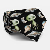 Alien Krawatte (Gerollt)