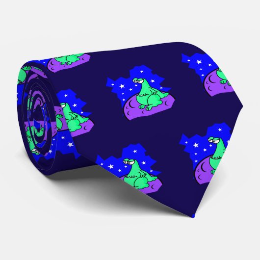 Alien Krawatte (Gerollt)