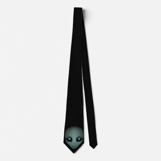 Alien Krawatte Gifts Gray Alien Necktie Alien Kuns (Vorderseite)