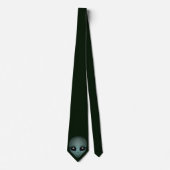 Alien Krawatte Gifts Gray Alien Necktie Alien Kuns (Vorderseite)