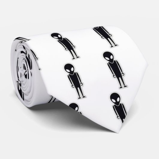 Alien-Krawatte Krawatte (Gerollt)