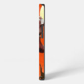Alien-Kreatur-Sci-Fi-Horror-Kunst iPhone Hülle (Linke Seite)
