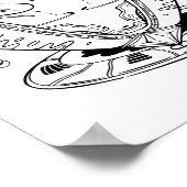 Alien: Kreaturen aus diesem Welt-Farbenplakat Poster (Ecke)