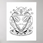 Alien: Kreaturen aus diesem Welt-Farbenplakat Poster (Vorne)