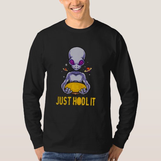 Alien Kryptowährungsbitcoin 5 T-Shirt (Vorderseite)