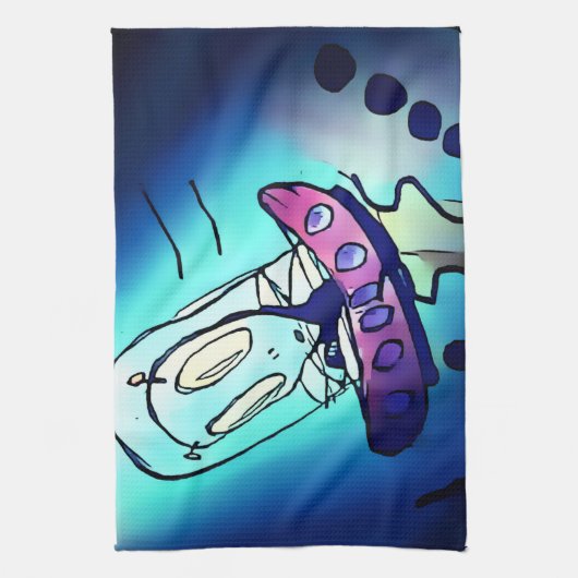 Alien Küchentuch (Vertikal)