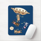 Alien Kuhentführungen Mousepad (Mit Mouse)