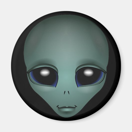 Alien Kühlschrankmagnet Extraterrestrische Geschen (Vorne)