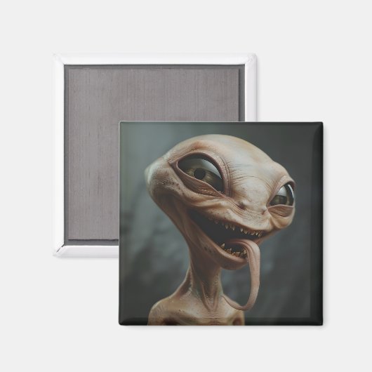 Alien lachen magnet (Vorderseite/Rückseite)