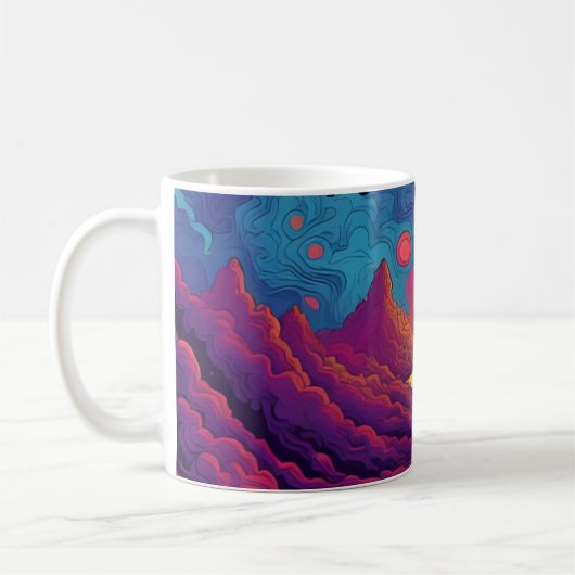 Alien-Länder Kaffeetasse (Links)