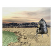 Alien Lander Poster (Vorderseite)