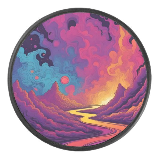 Alien Lands Eishockey Puck (Vorderseite)