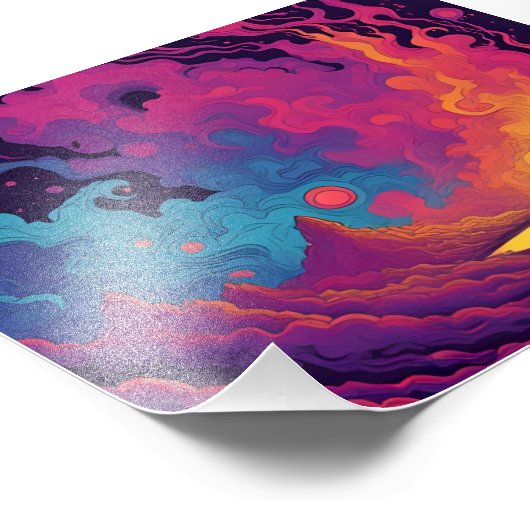 Alien Lands Fotodruck (Ecke)