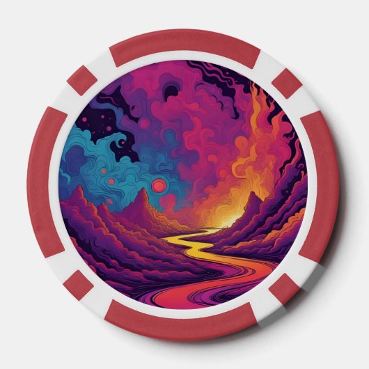 Alien Lands Pokerchips (Rückseite)