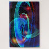 Alien Landscape Abstrakt Colors Puzzle (Vertikal)