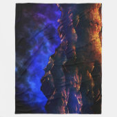ALIEN LANDSCAPE FLEECEDECKE (Vorderseite)