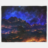 ALIEN LANDSCAPE FLEECEDECKE (Vorderseite (Horizontal))