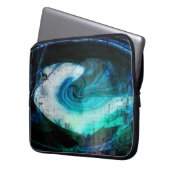 Alien Landscape Grunge Laptop Sleeve (Vorderseite Links)