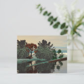 ALIEN LANDSCAPE/LAGON IN HYPERON POSTKARTE (Stehend Vorderseite)