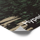 ALIEN LANDSCAPE /LAGOON IN HYPERION SCi_Fi Poster (Ecke)