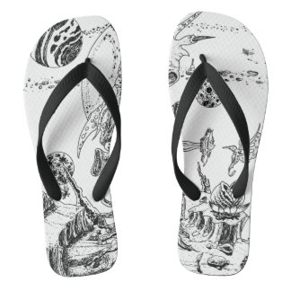 Alien Landschaft Badesandalen