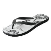 Alien Landschaft Badesandalen (Schrägansicht)