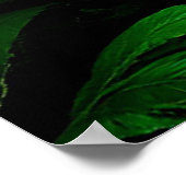 Alien Landschaft mit üppiger Vegetation Poster (Ecke)