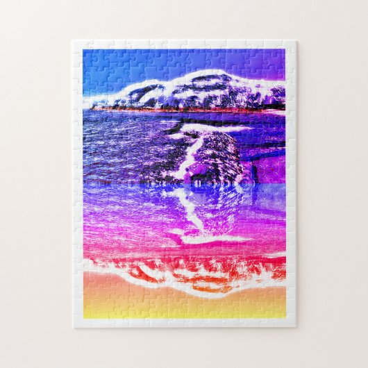 Alien Landschaftskunst Puzzle (Vertikal)