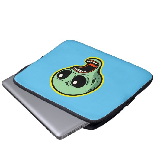 Alien Laptopschutzhülle (Vorne Knopf)
