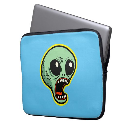 Alien Laptopschutzhülle (Vorderseite Links)