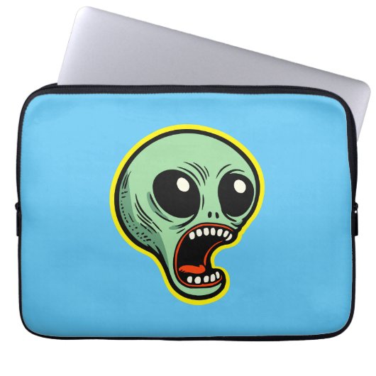 Alien Laptopschutzhülle (Vorderseite)