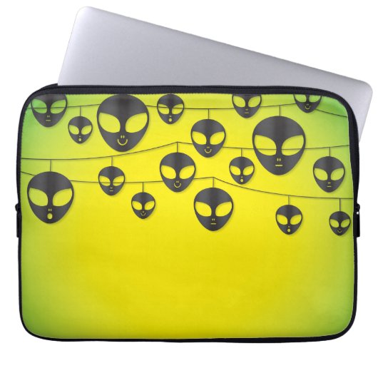 Alien Laptopschutzhülle (Vorderseite)