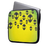 Alien Laptopschutzhülle (Vorderseite Links)