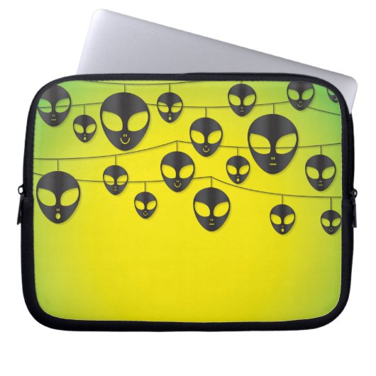 Alien Laptopschutzhülle (Vorderseite)
