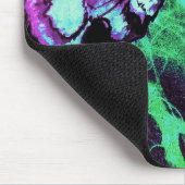Alien-Laser-Augen-Kunst von Travis L Lagasse Flows Mousepad (Ecke)