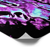 Alien Laseraugen mit Reptilienzunge Poster (Ecke)