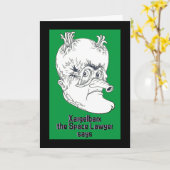 Alien Lawyer Pun DIVORCE Card Karte (Gelbe Blume)