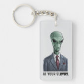 Alien Leader Schlüsselanhänger (Vorderseite)