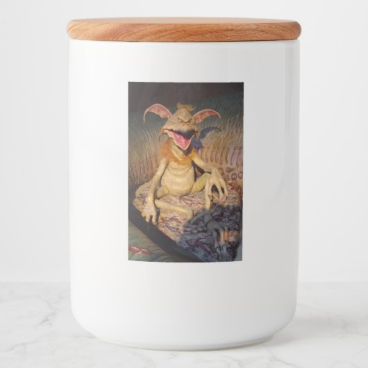 Alien-Lebensmittelcontainer-Etikett Lebensmitteletikett (Vorderseite)