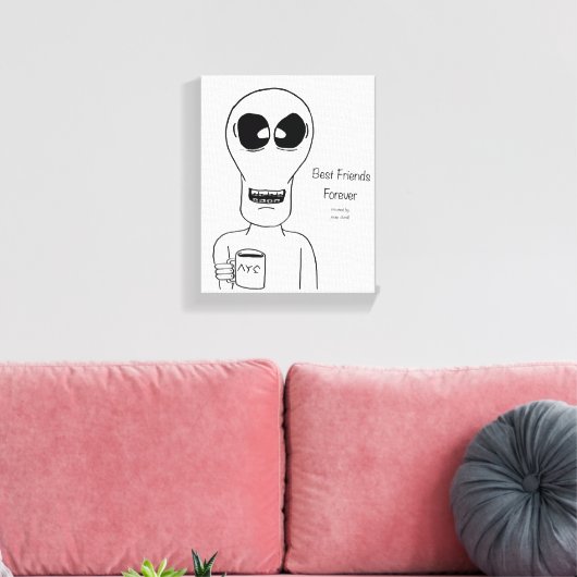Alien Leinwand Wall Art Braves (Insitu (Wohnzimmer))