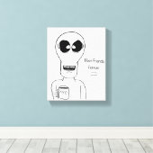 Alien Leinwand Wall Art Braves (Insitu (Holzboden))