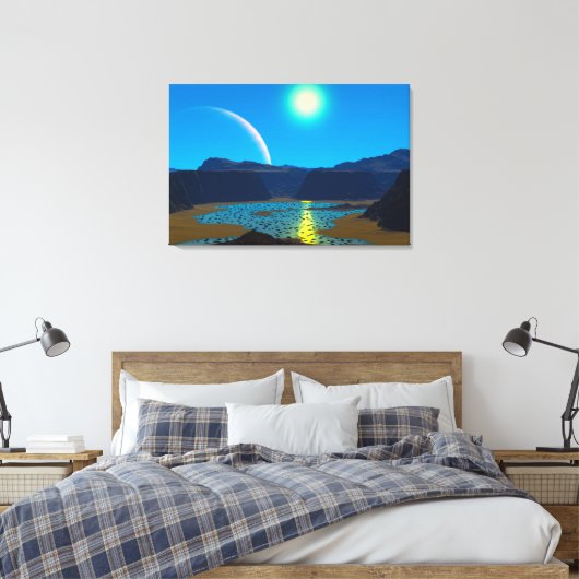 Alien Leinwanddruck (Insitu (Schlafzimmer))