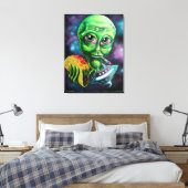 Alien Leinwanddruck (Insitu (Schlafzimmer))