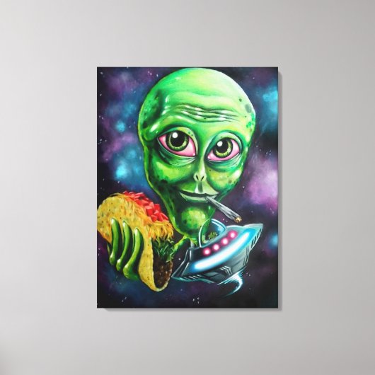 Alien Leinwanddruck (Vorderseite)