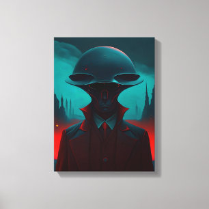 Alien Leinwanddruck