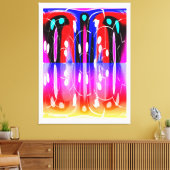 Alien Leinwanddruck (Insitu (Wohnzimmer))