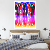 Alien Leinwanddruck (Insitu (Schlafzimmer))