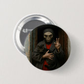 Alien-Liebe Button (Vorne & Hinten)