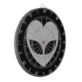 Alien Liebe Heart Dart Board Dartscheibe (Vorderseite Links)